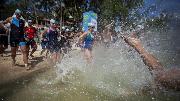 Ratusan WNA Ramaikan Batam International Triathlon 2023