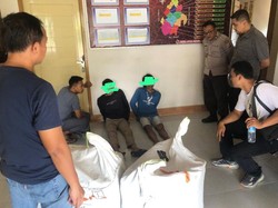 Terima Kiriman Sabu 12,3 Kg dari Selangor, 2 Pria Ditangkap di Lombok
