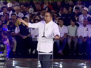 Teriakan Anies Presiden Membahana Sambut Anies di Senayan