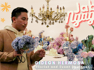 Intip Tips Dekorasi Pernikahan Ala Florist Internasional, Gideon Hermosa