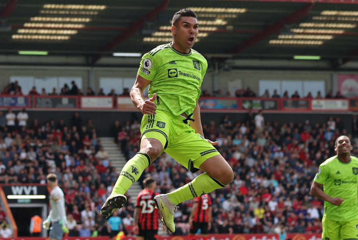 Casemiro disebut sudah melebihi ekspektasi di Manchester United. (Foto: REUTERS/DAVID KLEIN)