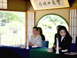 Momen Iriana Bareng Istri PM Jepang-Istri PM Korsel Ikuti Program KTT G7