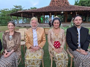Migi dan Andrew James Resmikan Rumah Joglo di Tanjung Lesung Banten