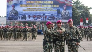Momen KSAL Pimpin Sertijab Mayjen TNI Nur Alamsyah Jadi Dankormar