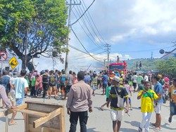 7 Kios di Pasar Wosi Manokwari Terbakar Diduga Akibat Kompor Gas Meledak