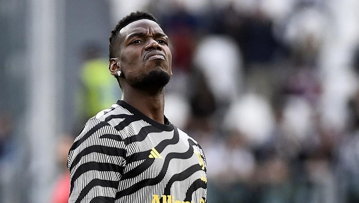 Soccer Football - Serie A - Juventus v Cremonese - Allianz Stadium, Turin, Italy - May 14, 2023 Juventus Paul Pogba during the warm up before the match REUTERS/Massimo Pinca