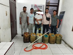 PNS Ditangkap Curi Solar di Pelabuhan Pelindo Sibolga untuk Beli Rokok