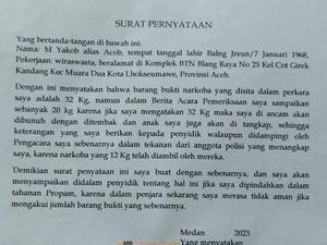 Isi Surat Tersangka Narkoba Soal Dugaan Penggelapan Barang Bukti 12 Kg Sabu Isi Surat Tersangka Narkoba Soal Dugaan Penggelapan Barang Bukti 12 Kg Sabu