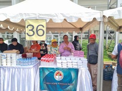 Bazar Kuliner-Suvenir Ramaikan Temu Kebangsaan Relawan Anies di Senayan