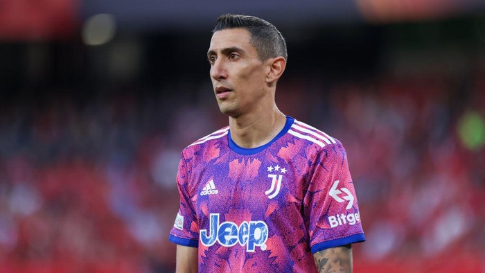 Angel Di Maria of Juventus during the UEFA Europa League semi-final second leg match between Sevilla FC and Juventus at Estadio Ramon Sanchez Pizjuan on May 18, 2023 in Seville, Spain (Photo by Jose Luis Contreras/DAX Images/NurPhoto via Getty Images)