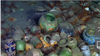 Potret Harta Karun 2 Bangkai Kapal Kuno Ditemukan di Laut China Selatan
