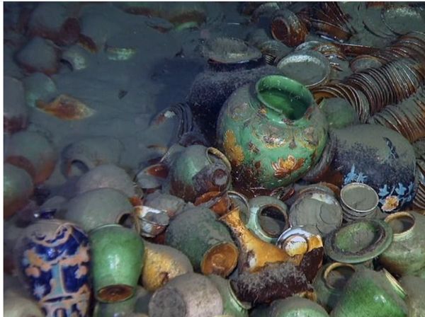 Potret Harta Karun 2 Bangkai Kapal Kuno Ditemukan di Laut China Selatan