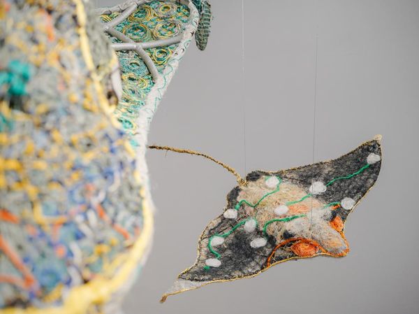 Keren! Karya Seni Ini Terbuat dari Limbah Pukat Ikan