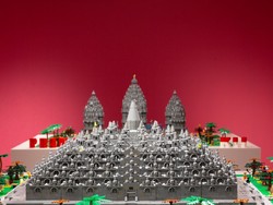 Diorama Candi Borobudur hingga Prambanan Ada di Pameran Lego Nusantara