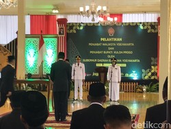 Sultan Lantik Pj Wali Kota Jogja dan Pj Bupati Kulon Progo