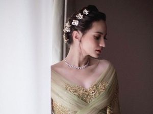 Reaksi Enzy Storia Saat Pertamakali Lihat Kebaya Pengantinnya, Menutup Mulut