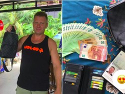 Bahagianya Turis Ini, Tas Berisi Rp 86 Juta Hilang Akhirnya Ketemu!