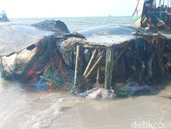 Begini Detail Bangkai Pesawat Tempur yang Ditemukan Nelayan Lamongan