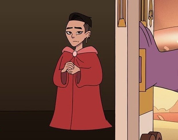 G-Dragon turut tampil sebagai cameo di The Owl House/Foto: Instagram/vstamenovaart G-Dragon turut tampil sebagai cameo di The Owl House/Foto: Instagram/vstamenovaart