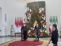 Jokowi-Presiden Iran Sepakat Dukung Palestina dan Atasi Krisis di Afghanistan