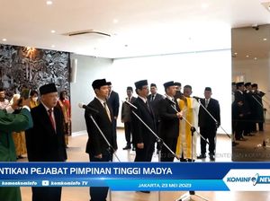 Mahfud Lantik Inspektur Jenderal hingga Staf Ahli Kominfo