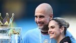 Cantiknya Maria, Putrinya Guardiola di Pesta Juara Man City