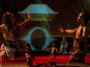 Potret Pementasan Perdana Hayati di Qatar Potret Pementasan Perdana Hayati di Qatar