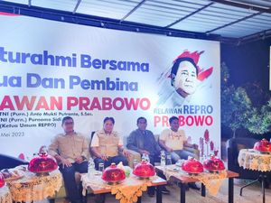 Relawan di Sultra Deklarasi Dukung Prabowo Jadi Presiden 2024