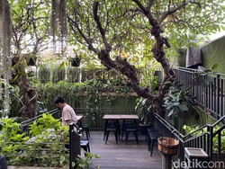 Nuansa Asri dan Hijau di Restoran Yoisho Gunawarman, Jakarta