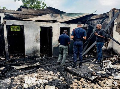 Sisa-sisa Kebakaran Asrama Sekolah di Guyana yang Tewaskan 20 Jiwa