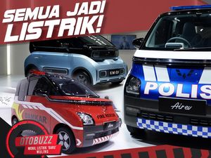 Kulitin Wuling Air ev Wujud Mobil Polisi dan Damkar