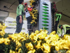 Wajah Ibu Kota Dipercantik Jelang HUT Ke-496