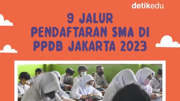 Infografis: 9 Jalur Pendaftaran SMA di PPDB Jakarta 2023