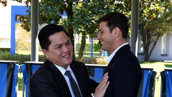 Lihat Lagi Romansa Erick Thohir dan Javier Zanetti