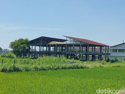 Imbas Skandal Korupsi, Calon Gedung Baru SMP 1 Wates Kini Mangkrak