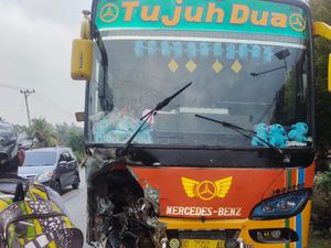 Bus Tabrak Pemotor Wanita di Luwu Timur hingga Tewas, Sopir Diamankan
