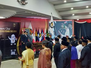 KPU Lantik 106 Anggota KPU dari 20 Provinsi