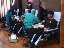 Polri Sumbang 227 Kantong Darah ke Dharmais Jelang Hari Bhayangkara ke-77