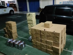 Pengiriman Rokok Ilegal Senilai Rp 278 Juta Digagalkan di Malang