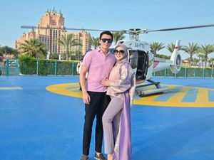 Gaya Syahrini Liburan Mewah di Dubai Bareng Reino Barack, Pamer Kemesraan