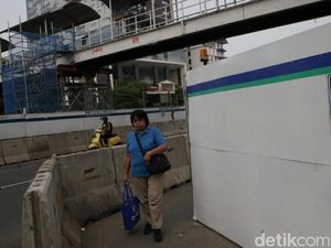 Siap-siap Macet! JPO Mangga Besar-Harmoni Dibongkar 12-19 Juni 2023