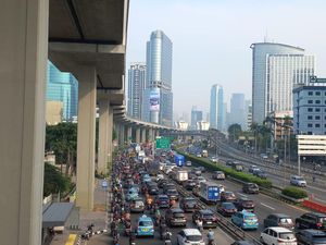 Keluhan Warga soal Macet di Gatsu arah Slipi: Harusnya 20 Menit Jadi 1 Jam