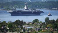 Kapal Perang Terbesar Dunia Tiba di Oslo, Siap Latihan Bareng NATO