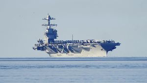 Ini Kapal Induk USS Gerald R Ford yang Dikerahkan AS Bantu Israel