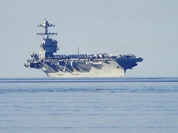 Ini Kapal Induk USS Gerald R Ford yang Dikerahkan AS Bantu Israel