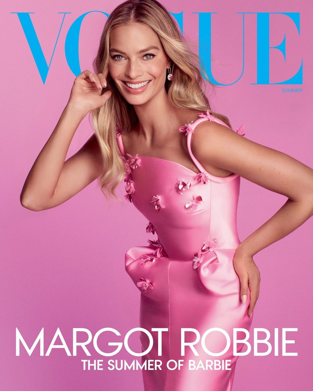Margot Robbie di sampul majalah Vogue edisi Summer 2023
