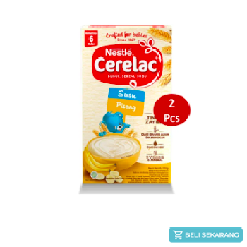Nestle Cerelac Rasa Susu Pisang MPASI Instan