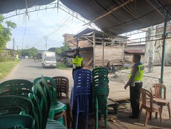 2 Hari Jalanan di Watang Sawitto Pinrang Ditutup untuk Pesta Nikah