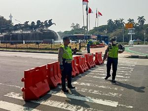 Demo Protes Al-Zaytun Bakal Digelar di Patung Kuda, Lalin ke Istana Ditutup Demo Protes Al-Zaytun Bakal Digelar di Patung Kuda, Lalin ke Istana Ditutup
