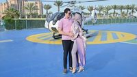 8 Foto Liburan Syahrini di Dubai, Under Water Dinner Hingga Naik Helikopter